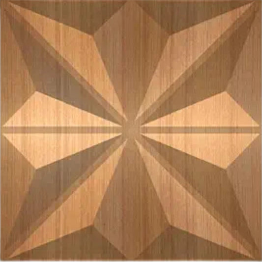 Gold Crystal Design 3D Wall Panel View-1