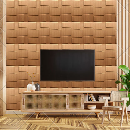 Gold Stream Design 3D Wall Panel-1