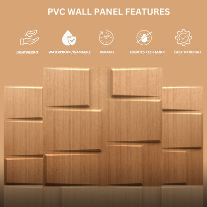 Gold Stream Design 3D Wall Panel-4