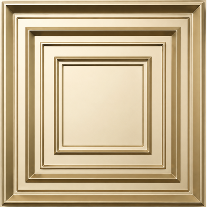 Golden 3D Wall Panels Accent Design