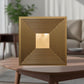 Golden 3D Wall Panels Line Design
