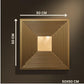 Golden 3D Wall Panels Line Design
