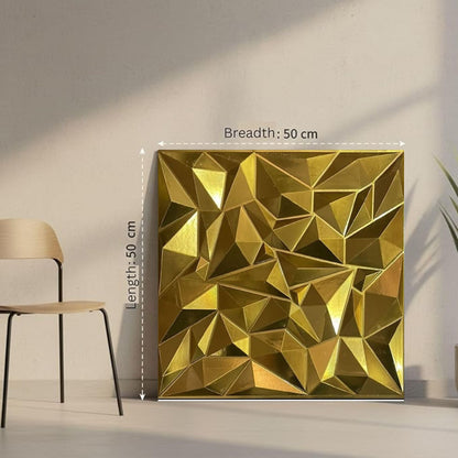 Golden Diamond Design 3D Wall PANEL-5