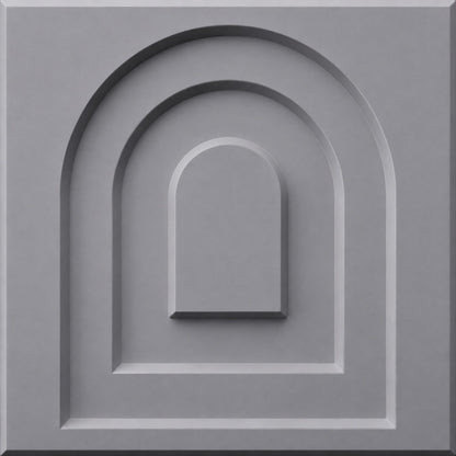 Gray Archi Design 3D Wall Panel