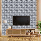 Gray 3D Wall Panels Hexa quarter Design