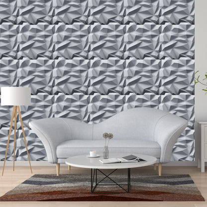 Gray Diamond Design 3D Wall Panel View-2