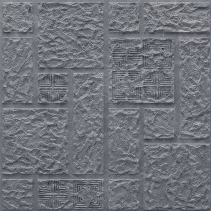Gray Marble Self Adhesive Wall Panels Abstract Design