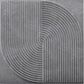 Gray Marble Self Adhesive Panels Circle Design