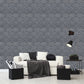 Gray Marble Self Adhesive Wall Panels Flower Design
