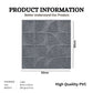 3D Self Adhesive Wall Panel Quarter Circle Design- 50x50cm