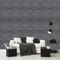 Gray Marble Self Adhesive Panels Stripe Design