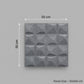 Gray Marble 3D Wall Panels Pixel Design