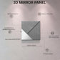 3D Wall Panels for Home Decor PVC Plaina Design 50X50 cm