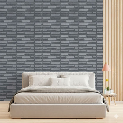Gray Marble 3D Wall Panels Vault Design