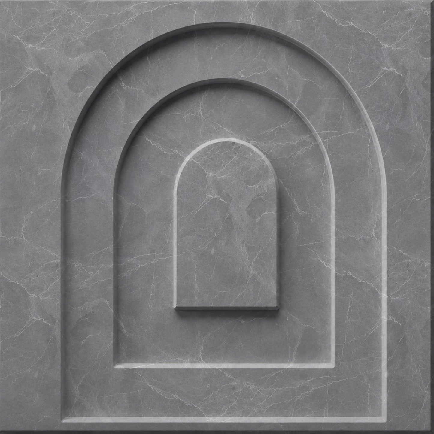 Gray Marble Archi Design 3D Wall Panel