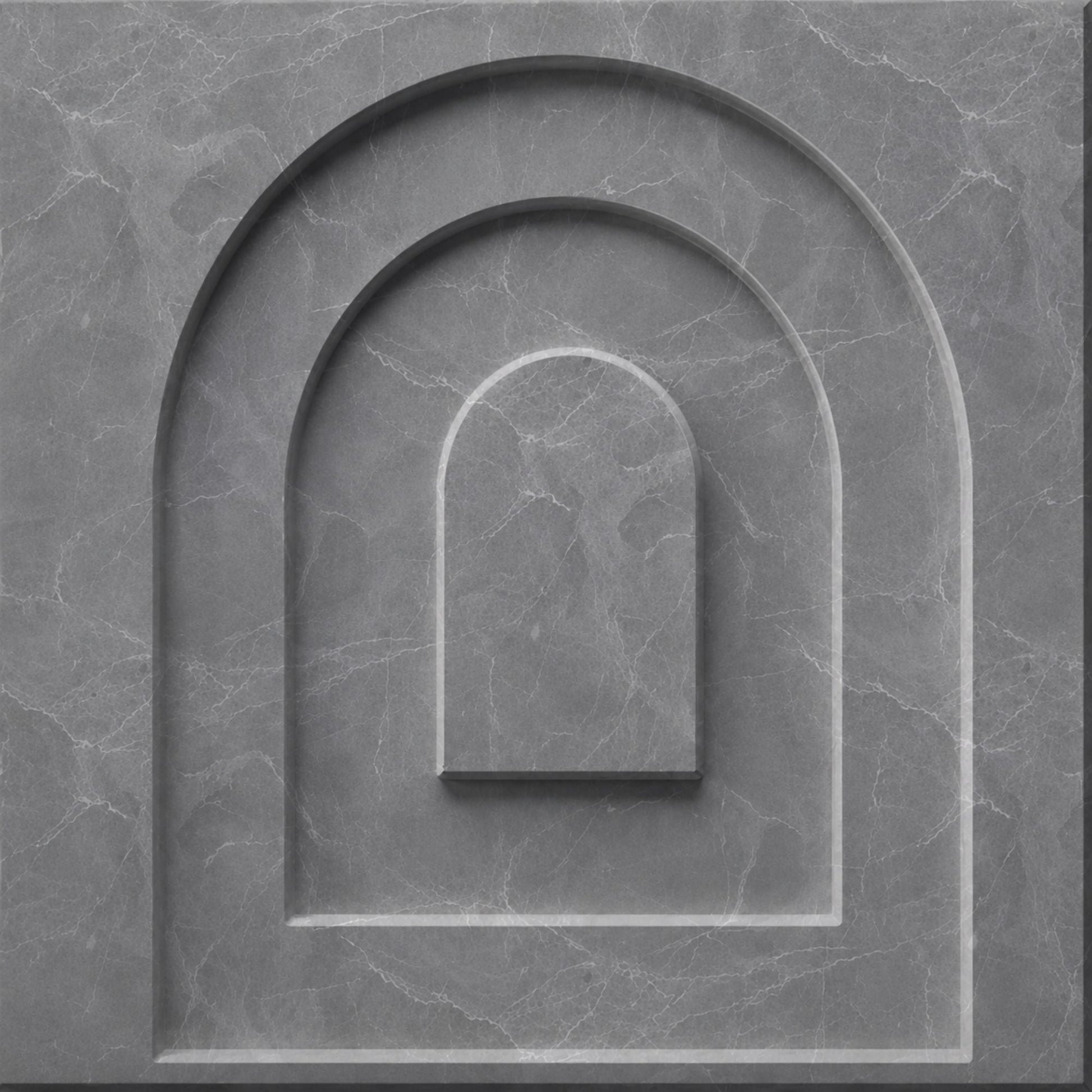 Gray Marble Archi Design 3D Wall Panel