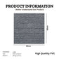 Gray Marble Self Adhesive 3D Panels Brick Design