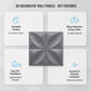 Gray Marble 3D Wall Panels Butterfly Design