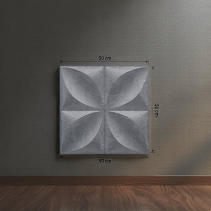 Gray Marble 3D Wall Panels Butterfly Design