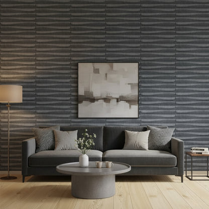 Gray marble 3D Wall Panels Dune Design