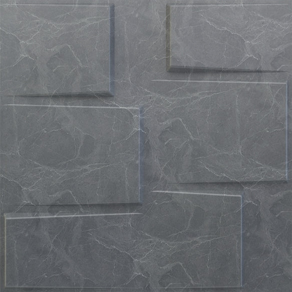 Gray Marble Stream Design 3D Wall Panel