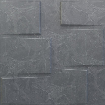 Gray Marble Stream Design 3D Wall Panel