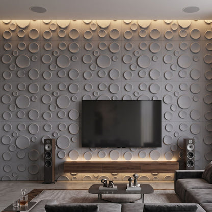 Gray Moon Design 3D Wall Panel-1