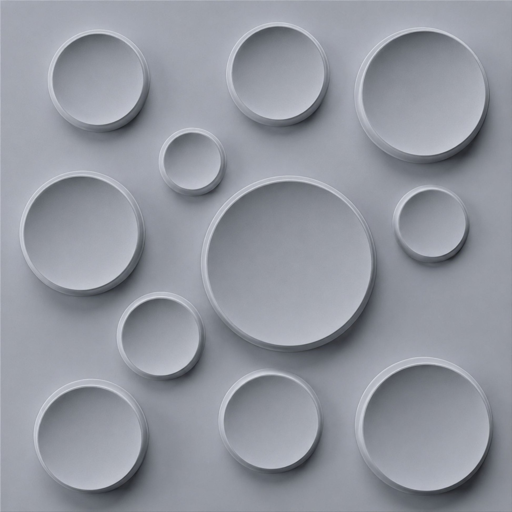 Gray Moon Design 3D Wall Panel