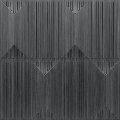 Gray Pine Wood 3D Wall Panels Artisan Design