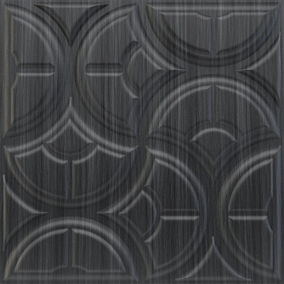 Gray Pine Wood 3D Wall Panels Luna Design