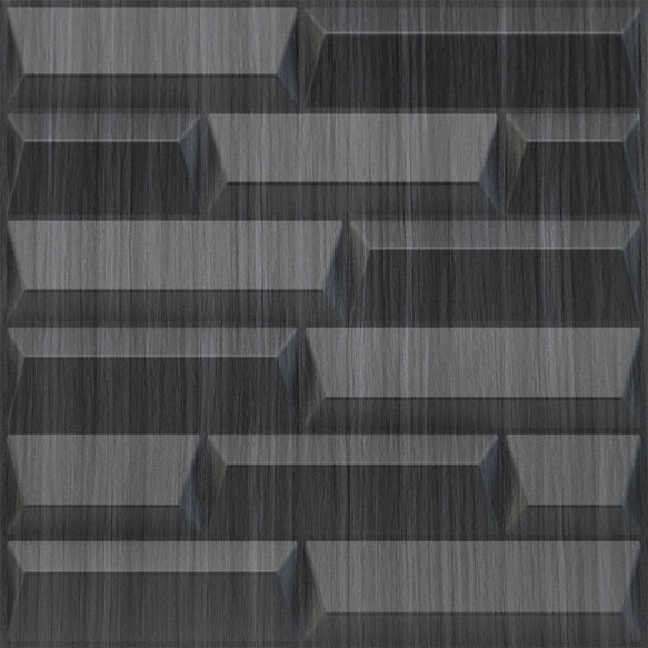 Gray Pine Wood 3D Wall Panels Vault Design