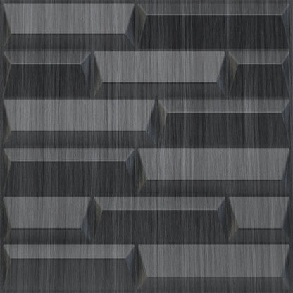 Gray Pine Wood 3D Wall Panels Vault Design