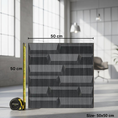 Gray Pine Wood 3D Wall Panels Vault Design