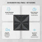 Gray Pine Wood 3D Wall Panels Bloom Design