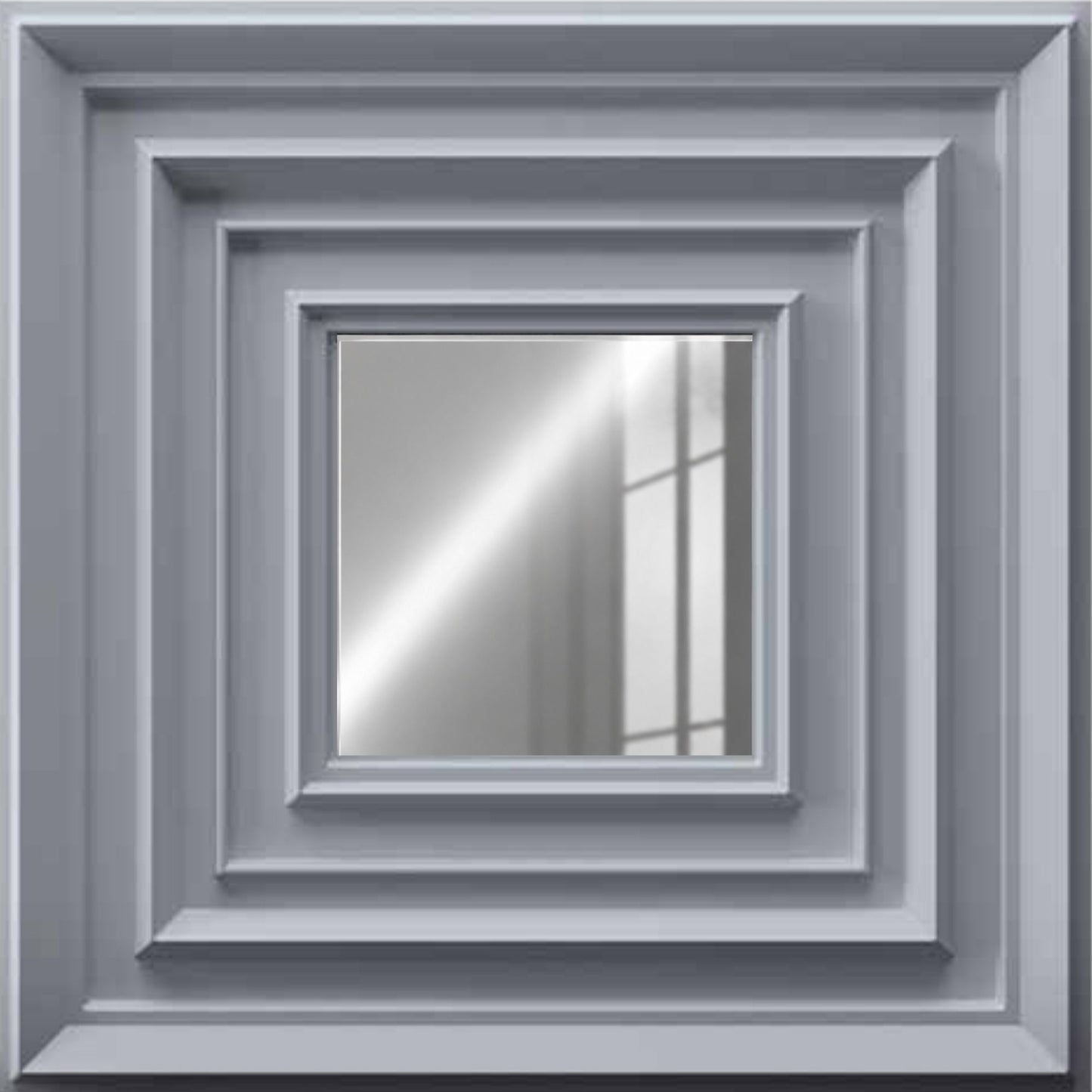 Gray Silver Accent Design Acrylic 3D Wall Panel