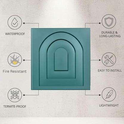 Green 3D Wall Panels Archi Design
