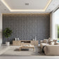 Grey Marble Crystal Design 3D Wall Panel View-2