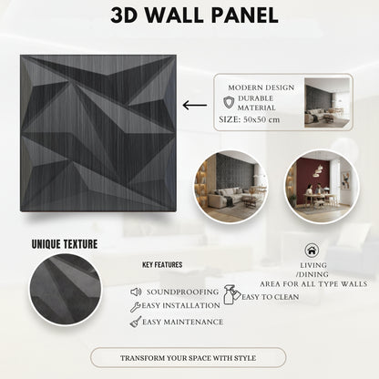 Gray Pine Wood 3D Wall Panels Alps Design-2
