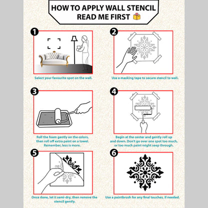  stencils wall painting