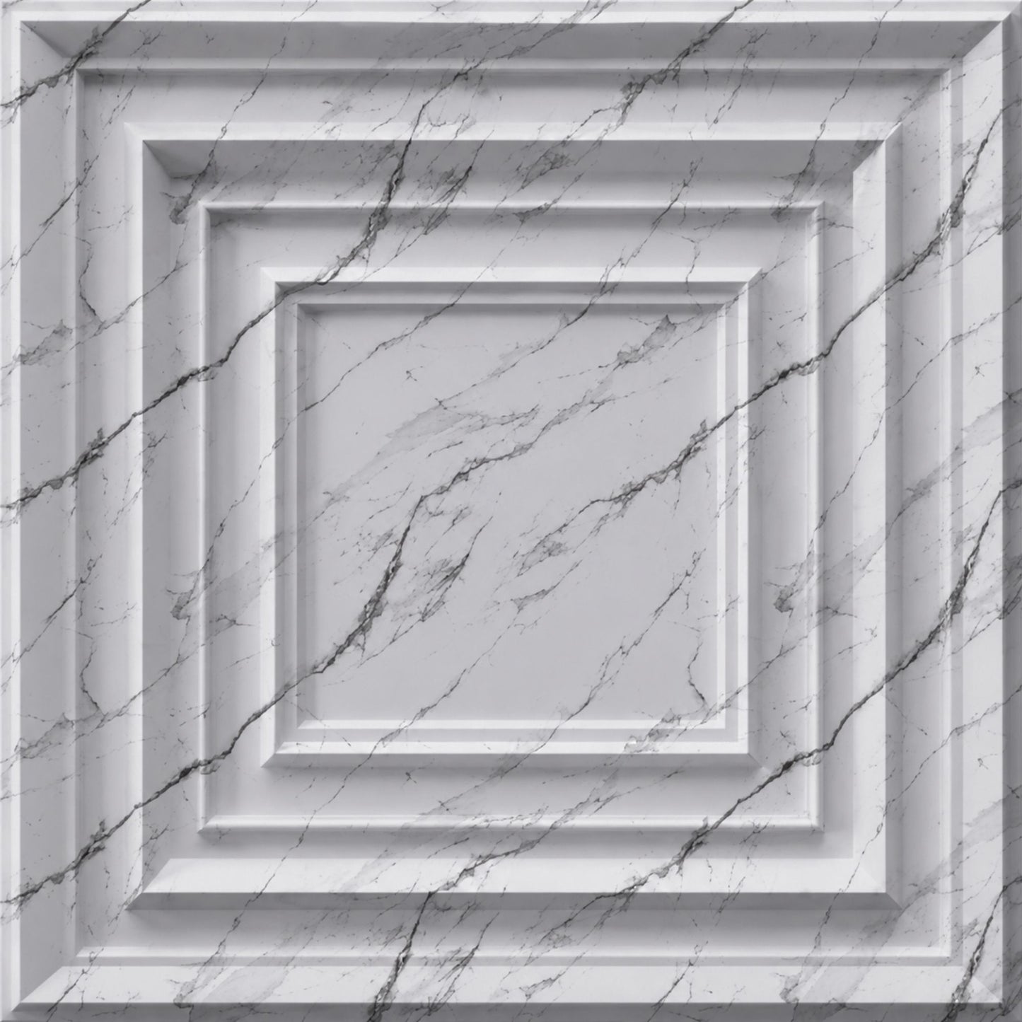Imperial White 3D Wall Panels Accent Design