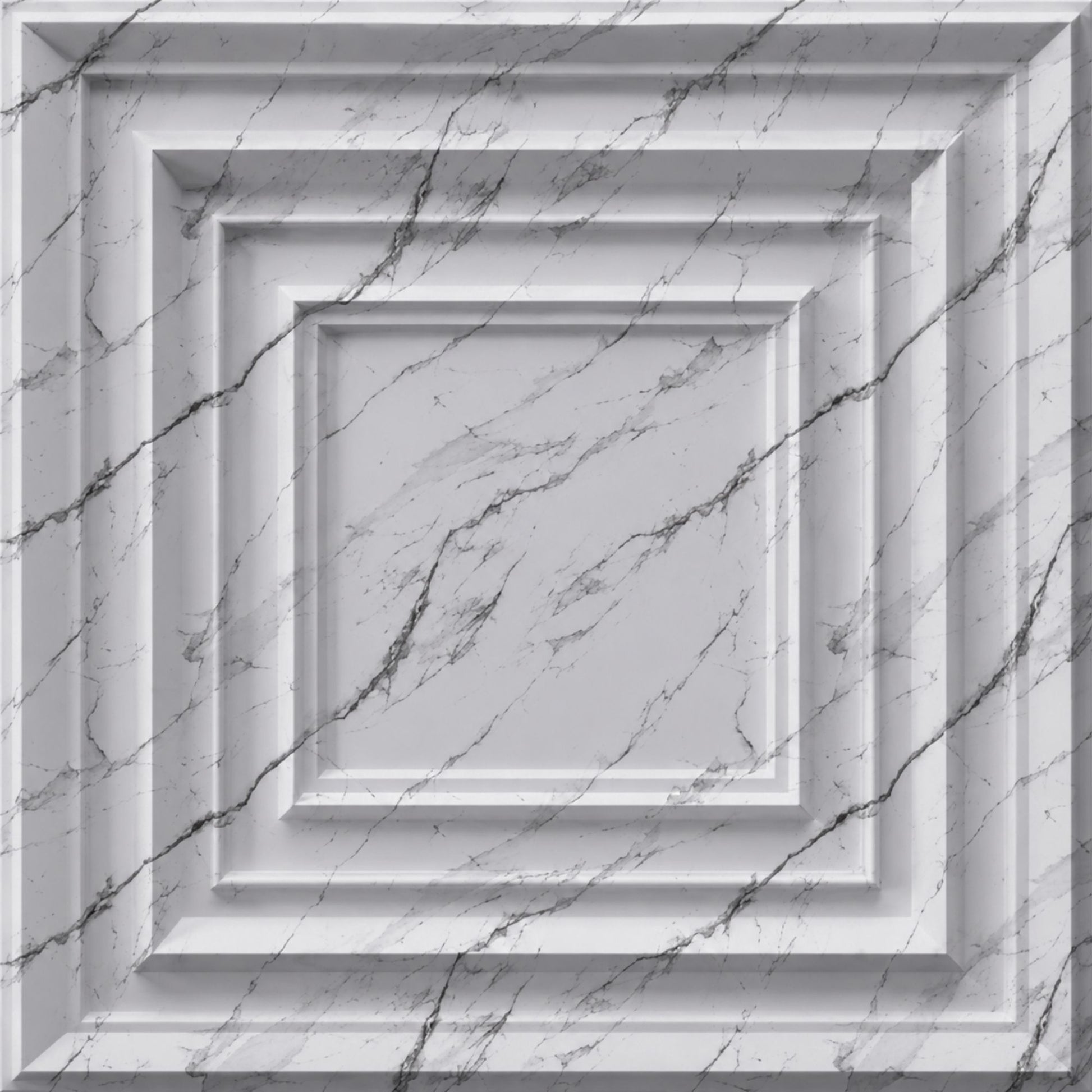 Imperial White 3D Wall Panels Accent Design
