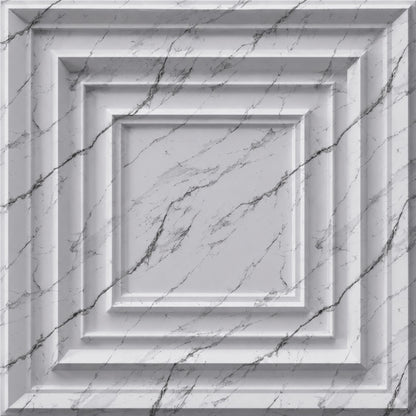 Imperial White 3D Wall Panels Accent Design