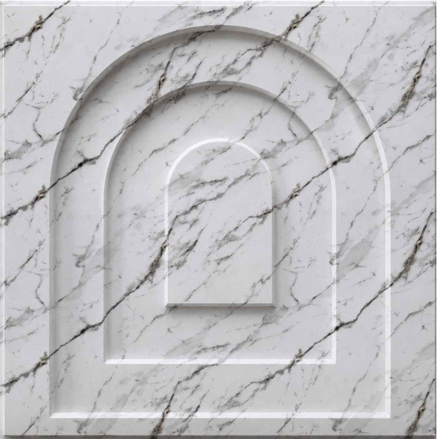 Imperial White Archi Design 3D Wall Panel