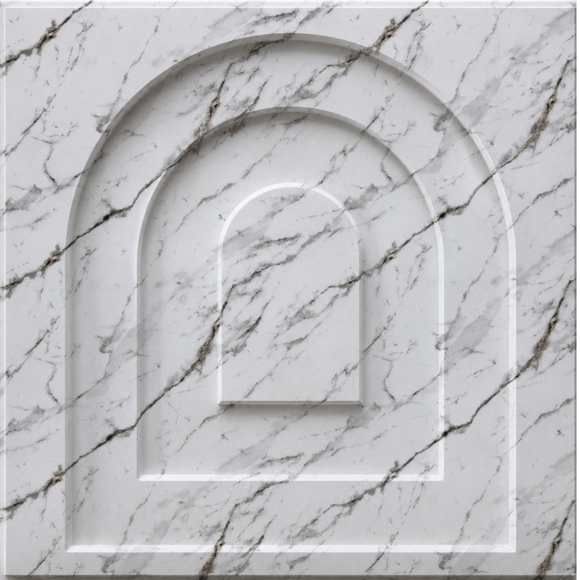 Imperial White Archi Design 3D Wall Panel