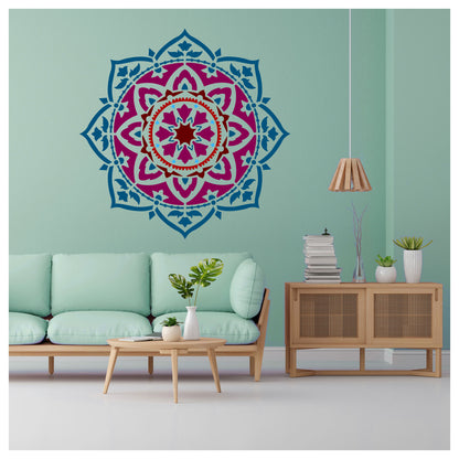 Decorative painting stencil for DIY interior design
