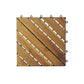 Interlocking Deck Tiles for Balcony & Outdoor Flooring for Terrace, Garden & Patio, Pack of 12