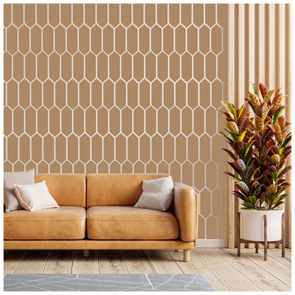 wall painting stencils leaf