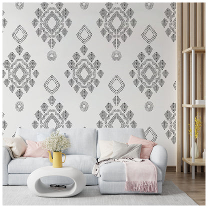 mandala art stencils big size for wall