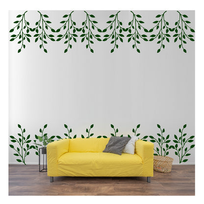flower tensile design for wall painting