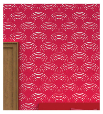 modern wall stencil